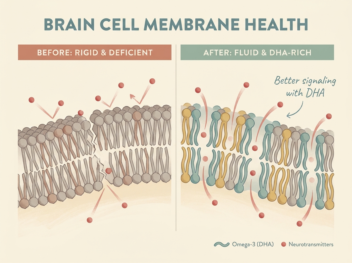 Omega-3 and neuronal membrane fluidity